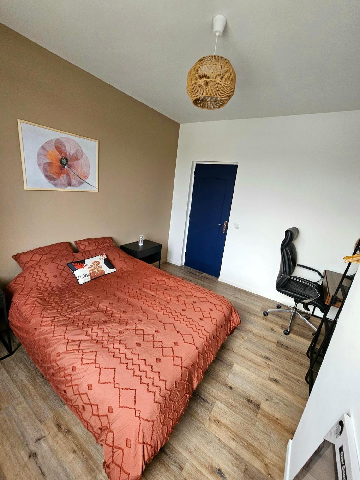 Maison Spacieuse Privatisee Ou A La Chambre - Places De Parking Saint-Michel  Экстерьер фото